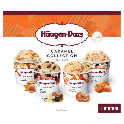 Häagen-Dazs Caramel Collection Mini Cup Ice Cream 4 x 95ml