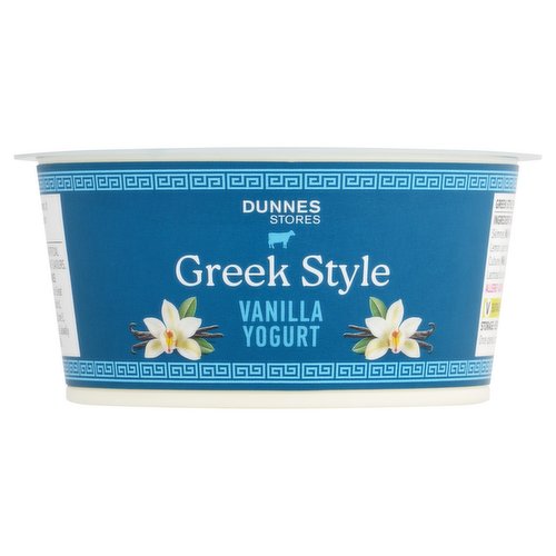 Dunnes Stores Greek Style Vanilla Yogurt 125g