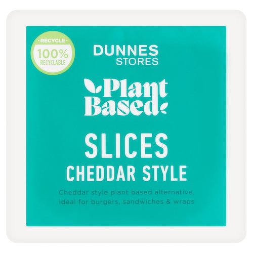 Dunnes Stores Plant Based Slices Cheddar Style 180g