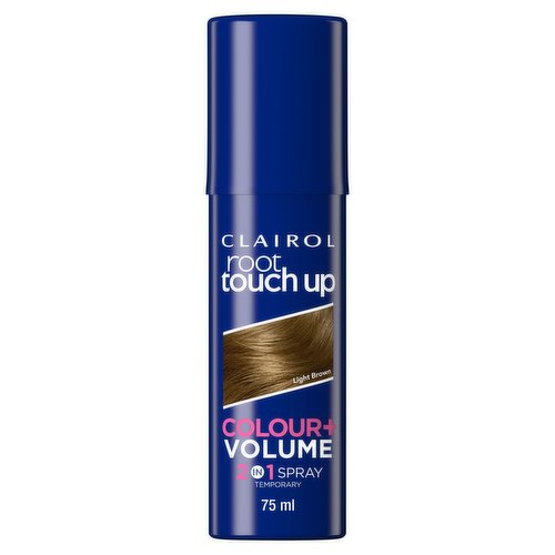 Clairol Root Touch Up Colour+Volume 2 in 1 Spray Temporary Light Brown 75ml