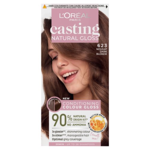 L'Oreal Paris Casting Natural Gloss Semi Permanent Hair Dye No Amonia Miel 6.23