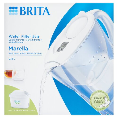 Brita Water Filter Jug Marella 2.4L