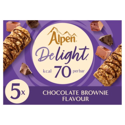Alpen Delight 5 Chocolate Brownie Bars 5x19g