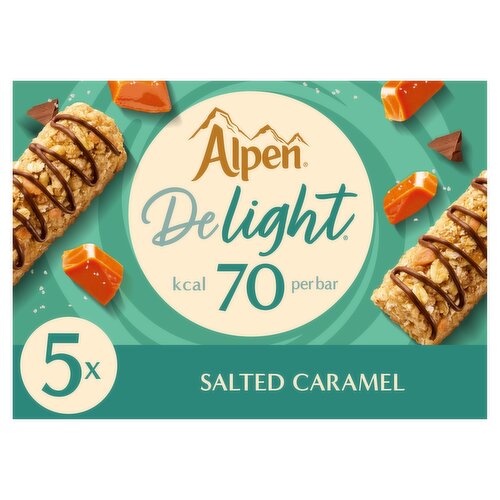 Alpen Delight Salted Caramel Bars 5x19g