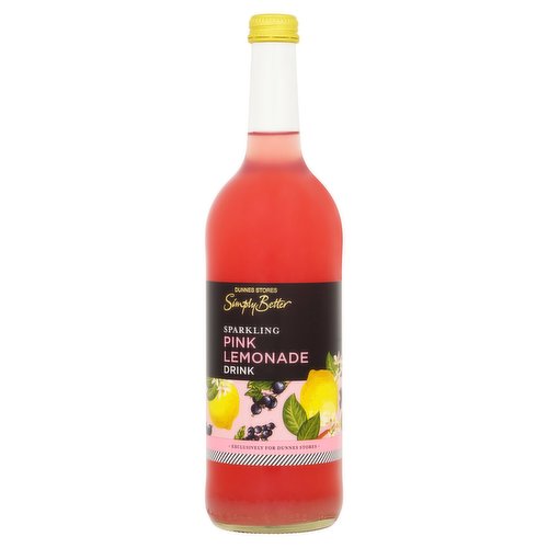 Dunnes Stores Simply Better Sparkling Pink Lemonade Drink 750ml