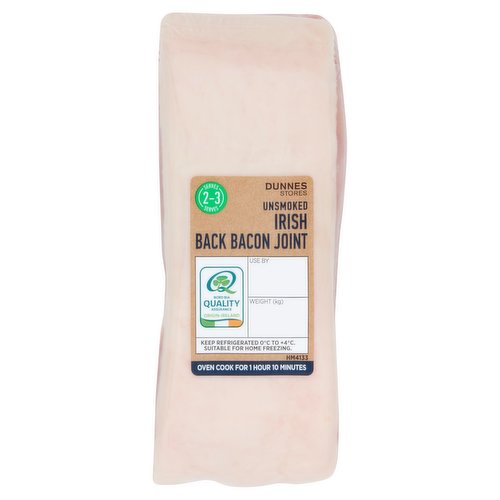 Dunnes Stores Unsmoked Irish Back Bacon Joint 650g