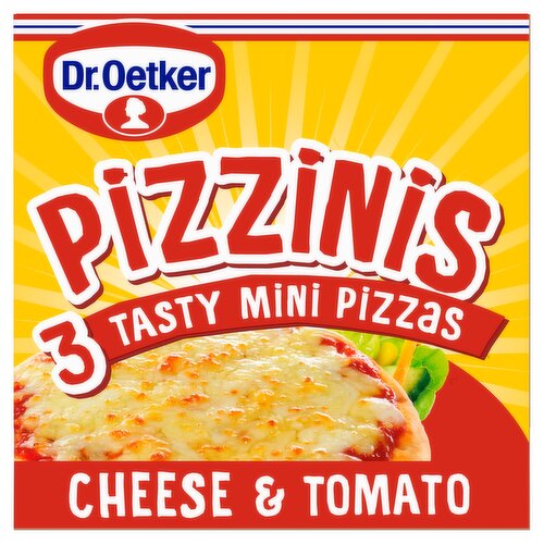 Dr. Oetker Pizzinis 3 Tasty Mini Pizzas Cheese & Tomato 220g