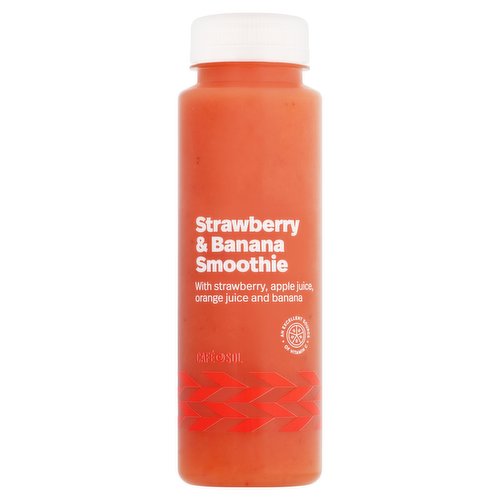 Café Sol Strawberry & Banana Smoothie 250ml