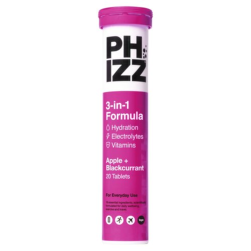 Phizz Apple + Blackcurrant 20 Tablets 88g