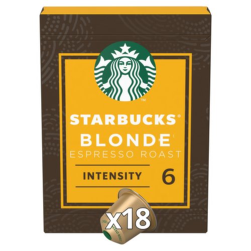 Starbucks® by Nespresso® Blonde Espresso Roast Coffee Pods X18