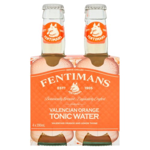 Fentimens Valencian Orange Tonic Water 4 x 200ml