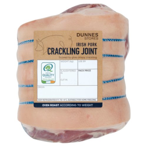 Dunnes Stores Irish Pork Crackling Joint 1 kg 