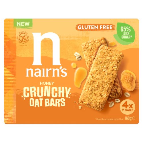 Nairn's 8 Honey Crunchy Oat Bars 160g