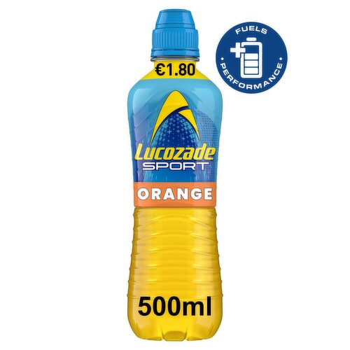 Lucozade Sport Drink Orange 500ml PMP €1.80
