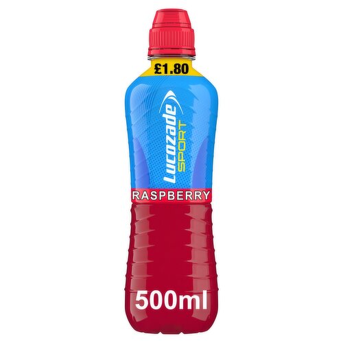 Lucozade Sport Drink Raspberry 500ml PMP €1.80