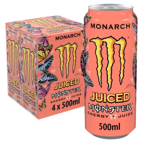 MONSTER Monarch Juiced Energy + Juice 4 x 500ml