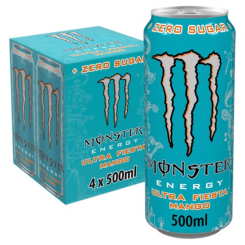 Monster Ultra Fiesta Mango 4 x 500ml