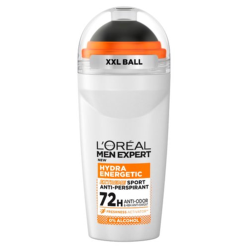 L'Oréal Men Expert Hydra Energetic Extreme Sport 72H Roll On Anti-Perspirant Deodorant 50ml