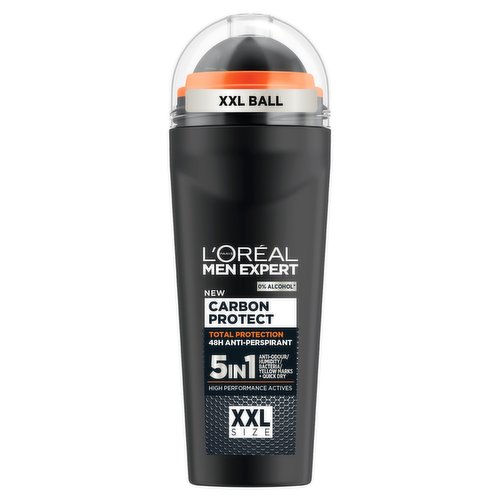 L'Oréal Men Expert Carbon Protect 48H Roll On Anti-Perspirant Deodorant Large XXXL 100ml