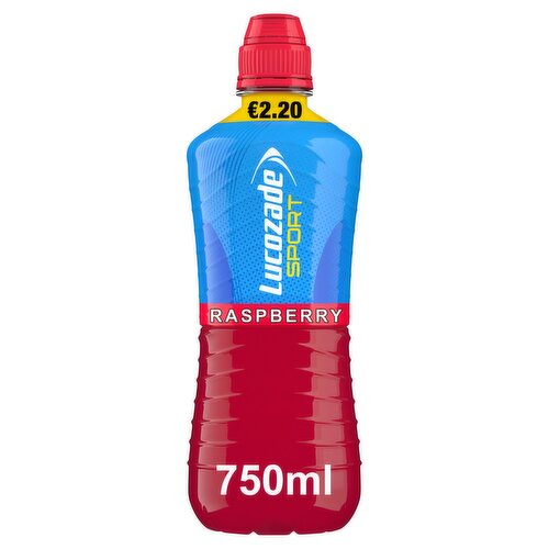 Lucozade Sport Drink Raspberry 750ml PMP €2.20