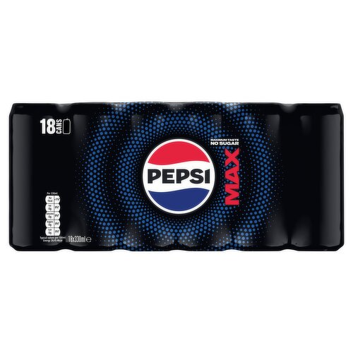 Pepsi Max 18 x 330ml