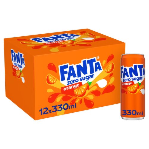 Fanta Zero Orange 12 x 330ml