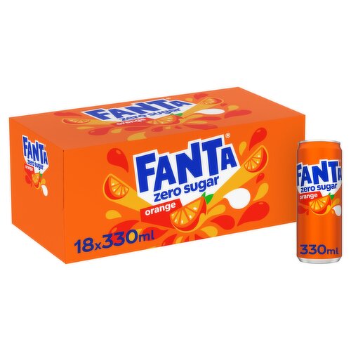 Fanta Orange Zero Sugar 18 x 330ml