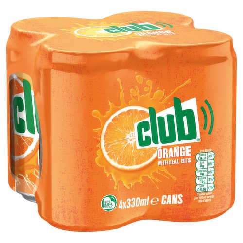 Club Orange 4 x 330 ml