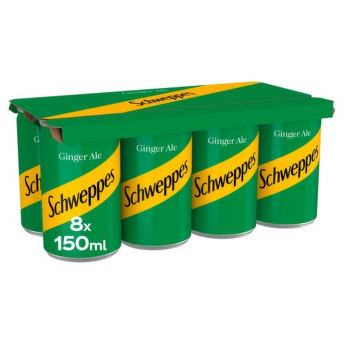 Schweppes Ginger Ale 8 x 150ml