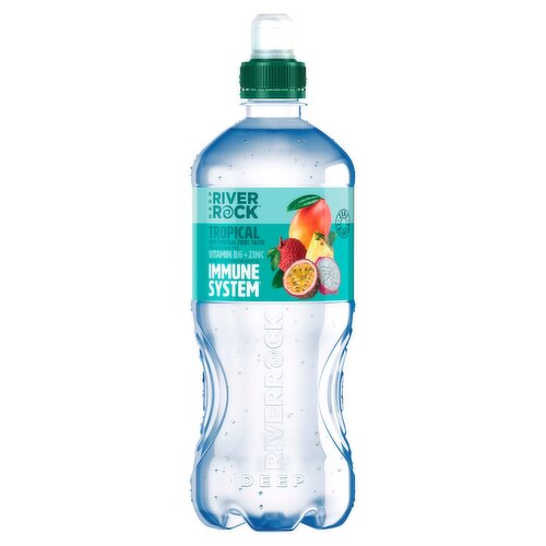 Deep RiverRock Tropical with Tropical Fruit Taste Still Water Drink 750ml