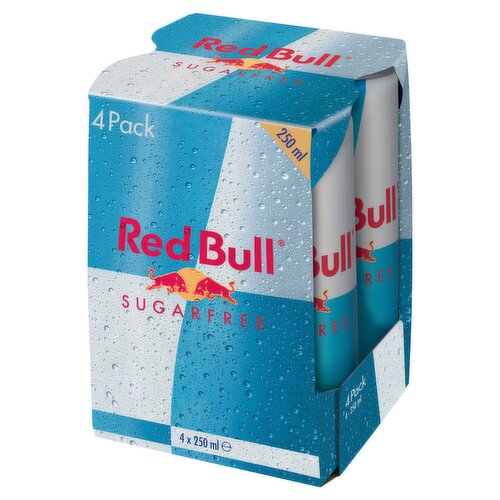 Red Bull Sugar Free 4 x 250ml