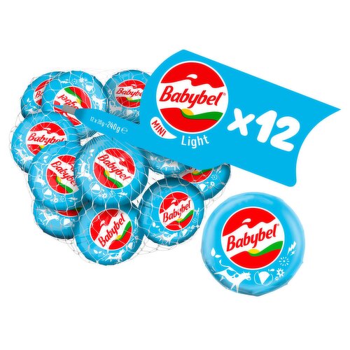 Mini Babybel Light Cheese Snacks 12 x 20g