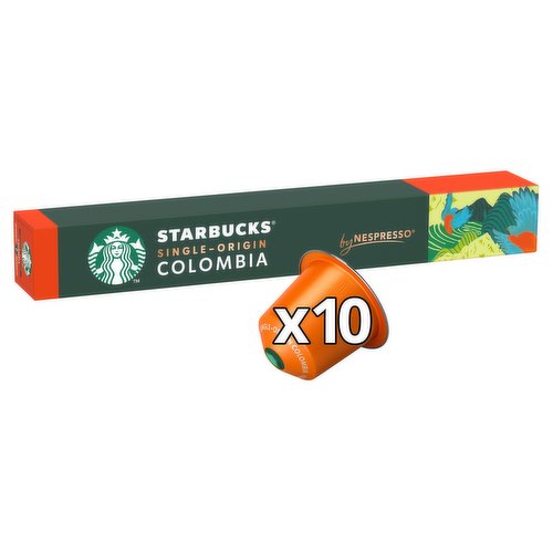 Starbucks® by Nespresso® Columbia Medium Roast Coffee Pods  X10