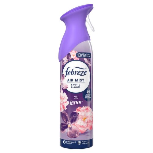 Febreze Air Freshener Aerosol Spray Exotic Bloom 185ml