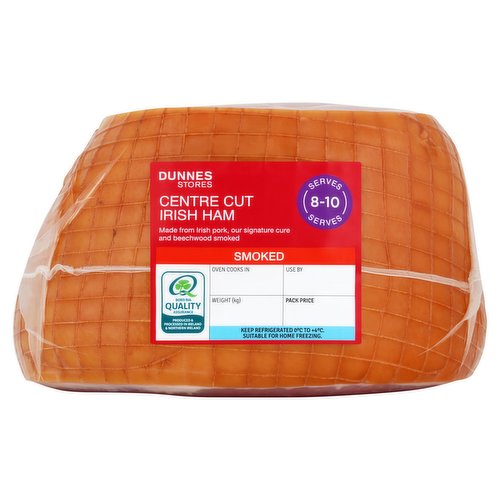 Dunnes Stores Centre Cut Irish Ham Smoked 2.1kg