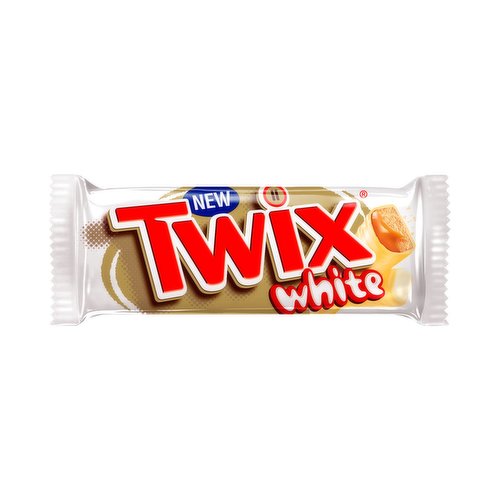 Twix Caramel & White Chocolate Fingers Biscuit Snack Bar 46g