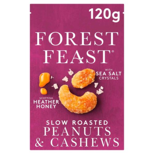Forest Feast Slow Roasted Peanuts & Cashews 120g