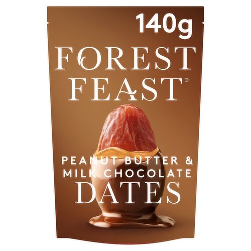 FOREST FEAST Peanut Butter & Milk Chocolate Dates 140g