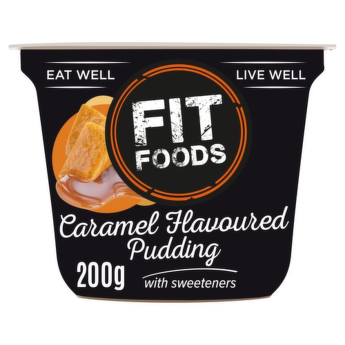Fit Foods Caramel Flavoured Pudding with Sweeteners 200g