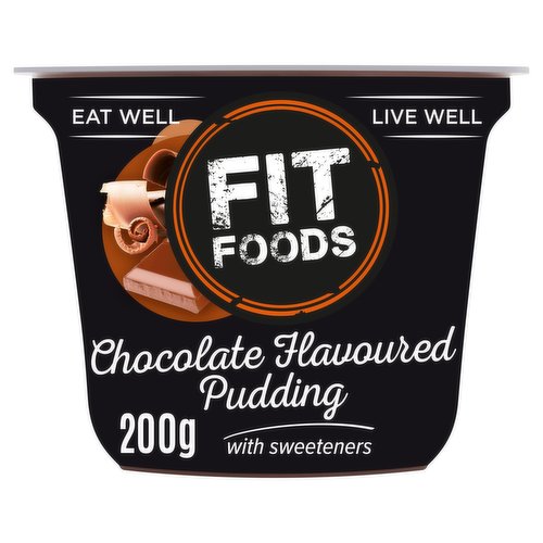 Fit Foods Chocolate Flavoured Pudding with Sweetners 200g