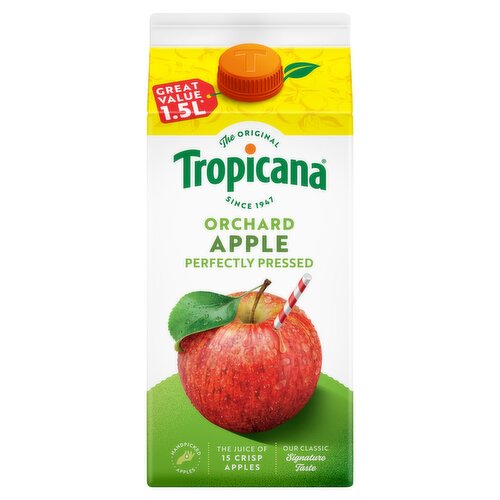 Tropicana Orchard Apple Perfectly Pressed 1.5L