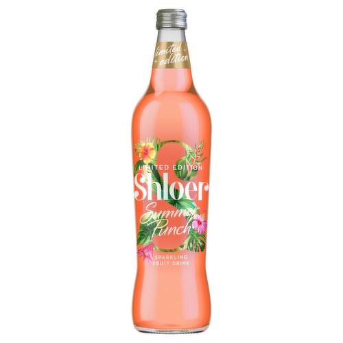 Shloer Limited Edition Summer Punch Sparkling Fruit Drink 750ml