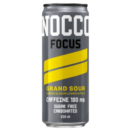 Nocco Focus Grand Sour Lemon/Elderflower/Apple 330ml