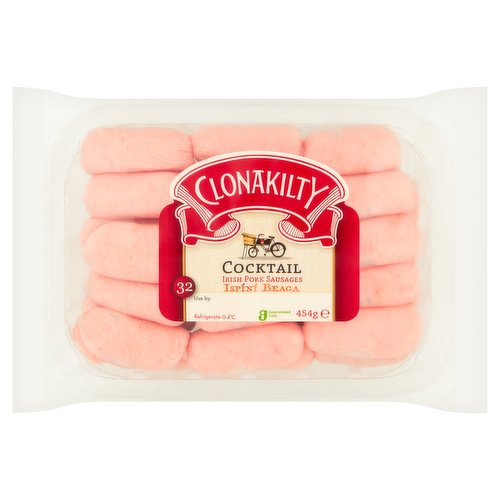 Clonakilty Cocktail Irish Pork Sausages 454g