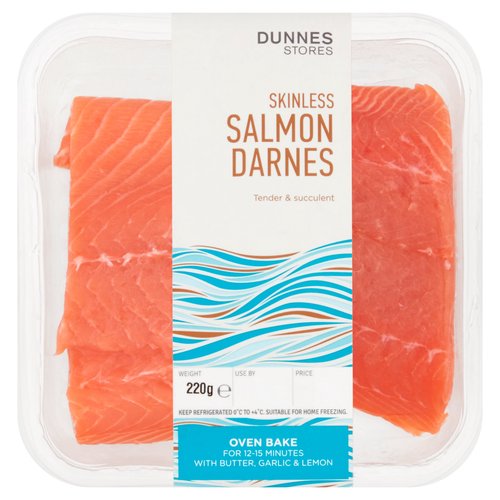 Dunnes Stores Skinless Salmon Darnes 220g