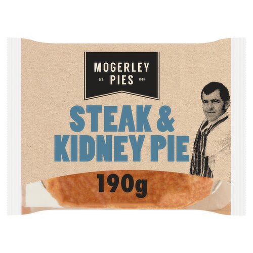 Mogerley Pies Steak & Kidney Pie 190g