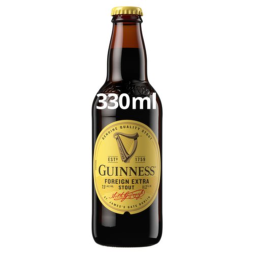 Guinness Foreign Extra Stout Beer 330ml Bottle