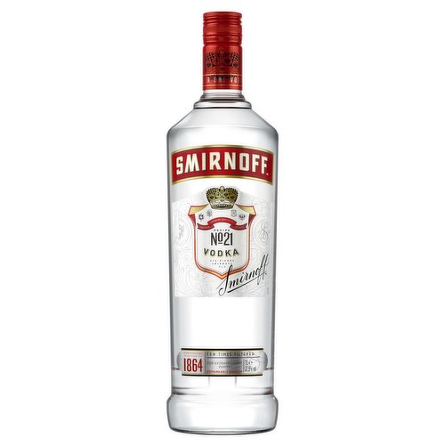 Smirnoff No. 21 Vodka Red Label 1L