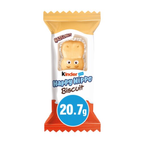 Kinder Happy Hippo Milk And Hazelnut Filling Wafer Biscuit Snack Bar 207g Dunnes Stores 2284