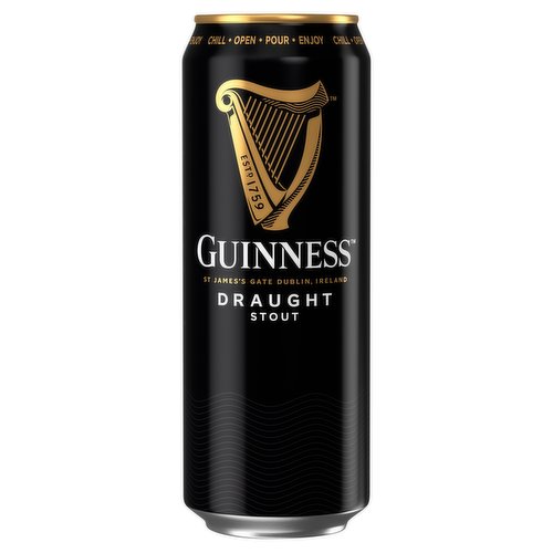 Guinness Draught Stout Beer 500ml Can